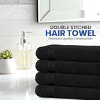 Linteum Textile Supply Luxury Hair Towels 100% Ring Spun Cotton Towel - Image 6
