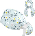 Scrub Caps Women Nursing Hats Floral Flowers by FQURFHY
