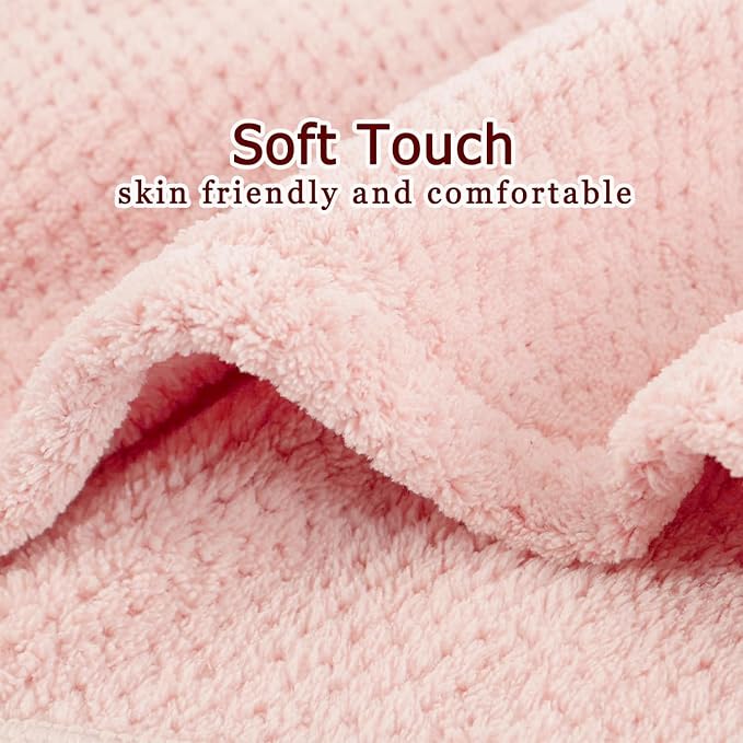 2 Packs Large Microfiber Hair Towel Wrap - Image 6