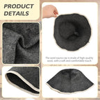 Wool Sauna Hat, Comfortable Soft Felt Wool Cap, Breathable Russian Banya Cap - Image 7