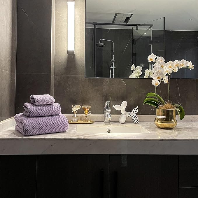 Extra Large Bath Towels Set for Bathroom 30x60 Inches Super Soft Light Weight - Image 3