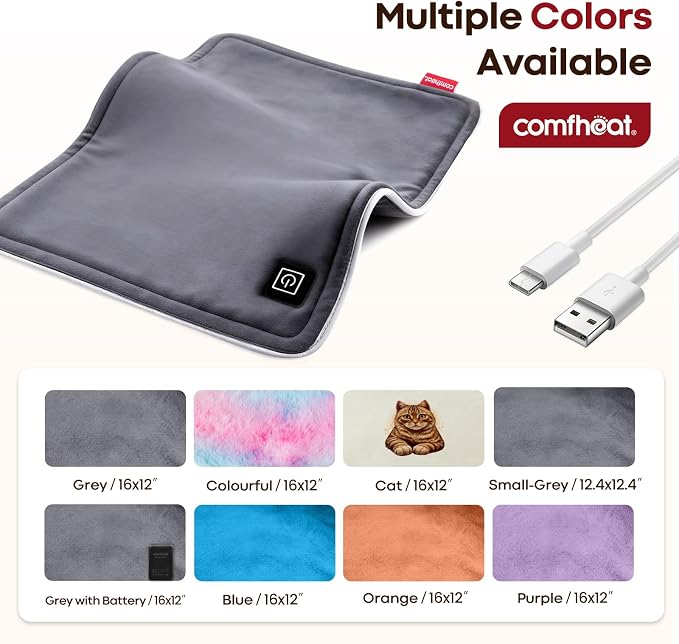 USB Heating Pad for Travel Warmth Outdoors, 5V Small Heated Pad FSA Eligible - Image 7