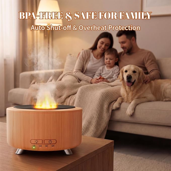 Essential Oil Diffuser for Home, 500 Aromatherapy Diffuser Oil Machine for - Image 7