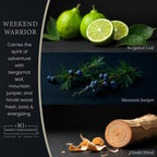 Manly Indulgence Weekend Warrior Scented Candles - Image 2