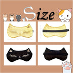 Cute Cat Sleep Mask for Kids, 2 Pack Silk Sleeping Eye Cover Adjustable Mask - Image 2