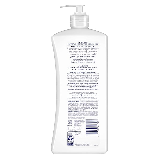 St. Ives Nourish & Soothe, Oatmeal & Shea Butter Body Lotion 21 Fl Oz - Image 4