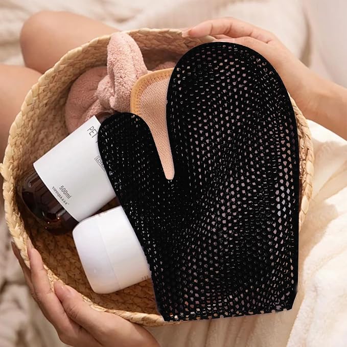 Honeycomb Exfoliating Bath Gloves - Image 7