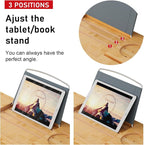 Bamboo Bathtub Caddy Tray Expandable - Image 6