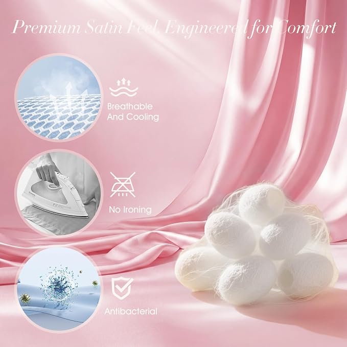 LC-dolida Satin Silk Bonnet for Sleeping Women Men, Hair Bonnet for Curly & - Image 4