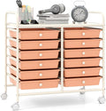 Giantex 12 Drawers Rolling Cart, Mobile Storage Drawer Cart, Classroom by Giantex