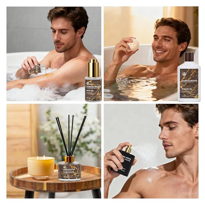 36 Pcs Sandalwood Bath & Body Gift Basket - Image 5