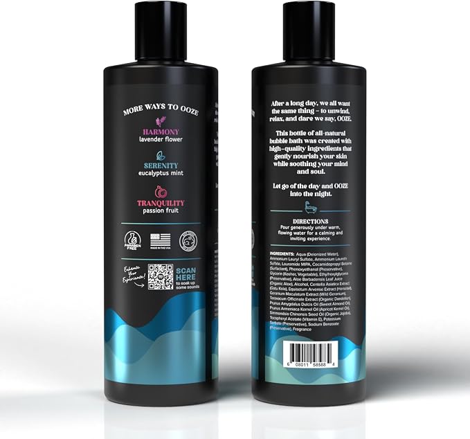 OOZE Eucalyptus Mint Bubble Bath - Image 8