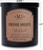 Manly Indulgence Fresh Shave Scented Candles - Image 4