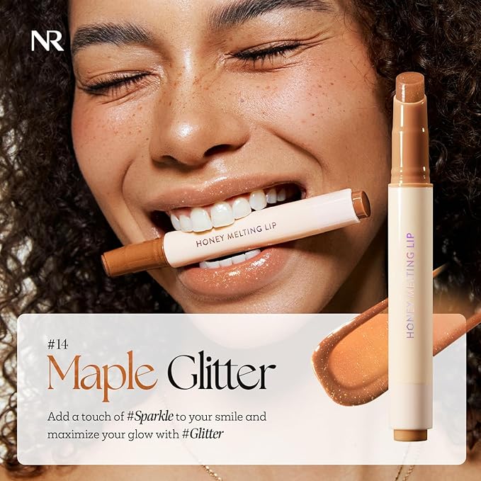 Nature Republic HONEY MELTING LIP GLITTER SOFT LIP STICK Hydrating Gloss - Image 2