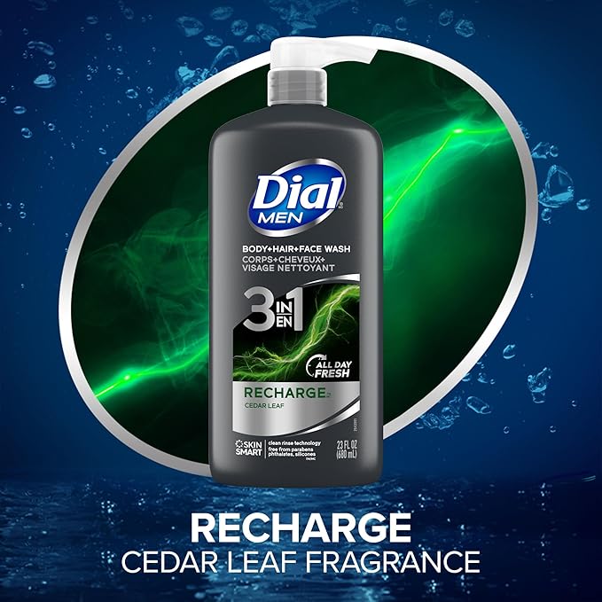 Dial Men 3in1 Body, Hair and Face Wash - Image 2