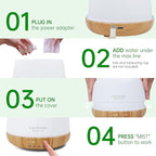 ASAKUKI Essential Oil Diffuser, 300ml Ultrasonic Aromatherapy Oil Humidifier - Image 5
