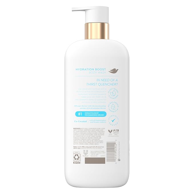 Dove Serum Body Wash Hydration Boost actively drenches dry skin - Image 3