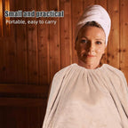 Thick Fleece Sauna Blanket Wrap - Image 4