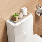 MAONAME Wash White Bathroom Vanity Tray, Rustic Long Narrow Tray, Rectangle - Image 4