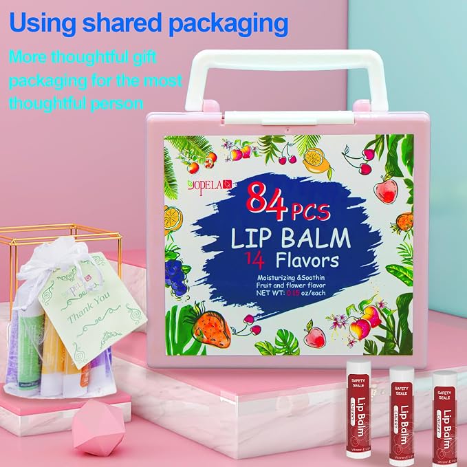 84 Pack Natural Lip Balm Bulk - Image 7