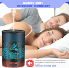 Metal Essential Oils Diffuser 150ML Aromatherapy Diffuser Cool Mist Humidifier - Image 3