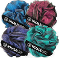 Loofah Sponge Bath Sponge for Women Men 4 Pack by WhaleLife