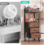 HapiRm Rolling Makeup Cart Organizer - Image 3
