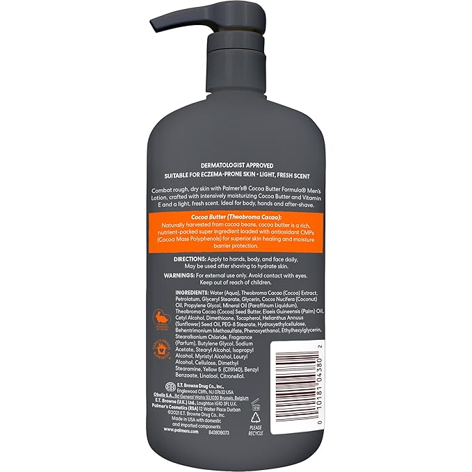 Palmer's Cocoa Butter Formula Men's Face Moisturizer & Body Lotion - Image 2