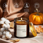 Sandalwood & Rose Scented Candles - Image 2
