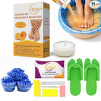 Deluxe 6 Step Pedicure Kit by Lacqura