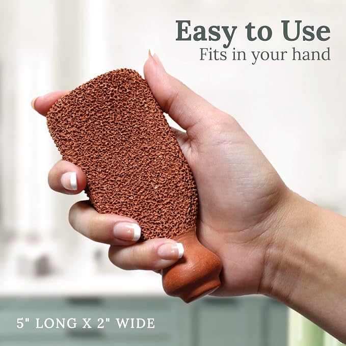 Pumice Stone for Feet Lasts 5+ Years Foot Exfoliator Scrubber Callus Remover - Image 4