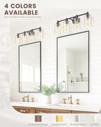 FEMILA Bathroom Vanity Light Fixture, 4-Light Farmhouse Wall Vanity Lights - Image 5