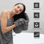 Hand Towels Set 2 Pack-16“x31”, Ultra Soft Microfibers Bathroom Towel Set - Image 7