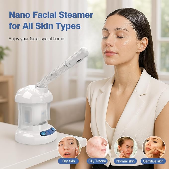 Hair Steamer Kingsteam 2 in 1 Ozone Facial Steamer, Design - Image 5