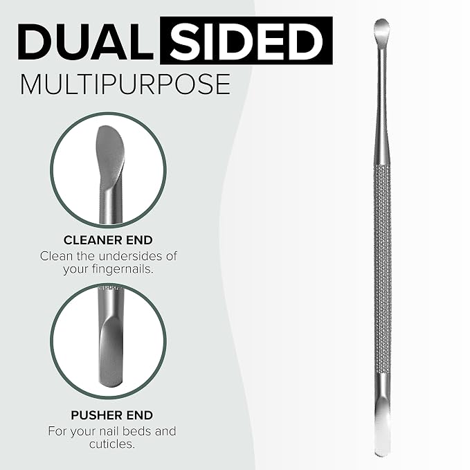 Stainless Steel Nail Cuticle Pusher - Image 3