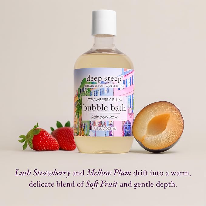 Deep Steep Strawberry Plum Bubble Bath - Image 4