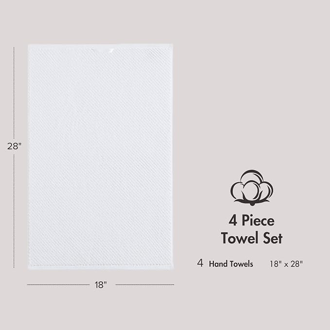 Madison Park 4-Piece Hand Towel Set - Image 9