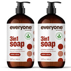 Everyone 3-in-1 Soap, Body Wash, Bubble Bath, 32 Ounce, Cedar and Citrus - Image 2