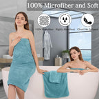 Ycosy 4 Pack Extra Large Microfiber Bath Towels Set, 35x70 inches, Less Lint - Image 4