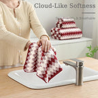 4 Piece Bath Towel Set Oversized Bath Sheet 35"x70" Bathroom Towel Extra Large - Image 8