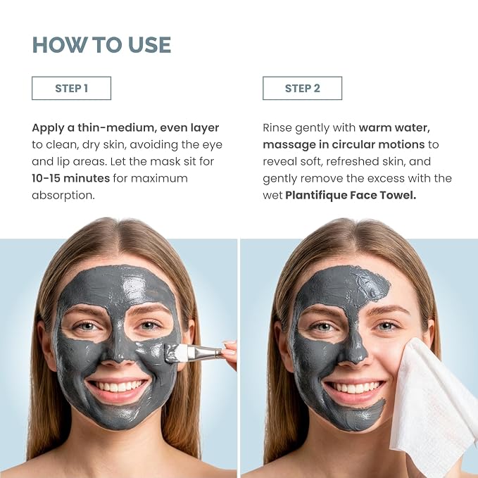 PLANTIFIQUE Korean Volcanic & Dead Sea Mud Mask - Image 5