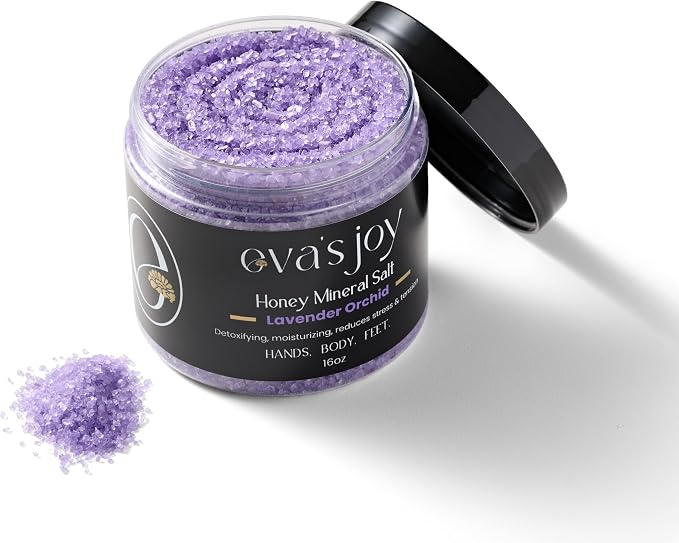 Eva's Joy Lavender Orchid Mineral Bath and Foot Soak, Made - Image 6