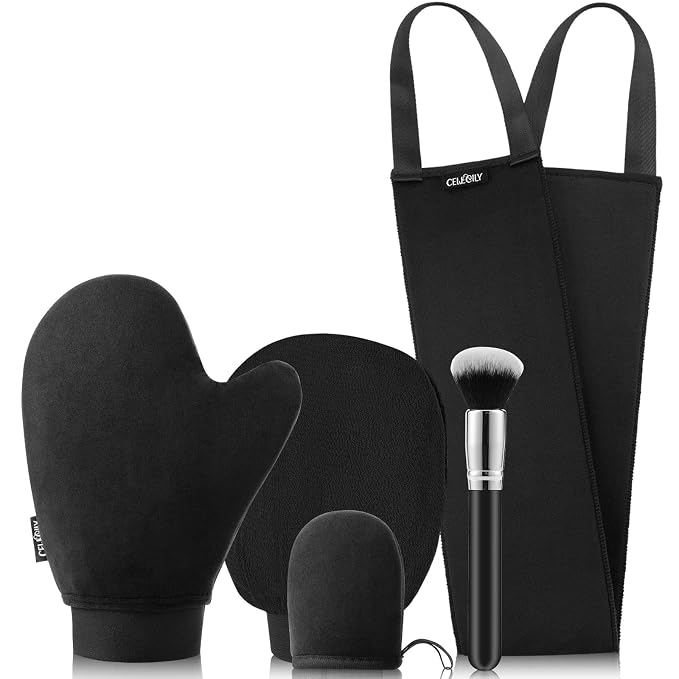 5-in-1 Self Tanner Mitt Applicator Kit by CeleCily