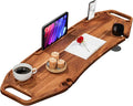 Lush & Style Premium Large Bathtub Tray Large & Thick 35x10 Inch, Acacia Wood by LushStyle