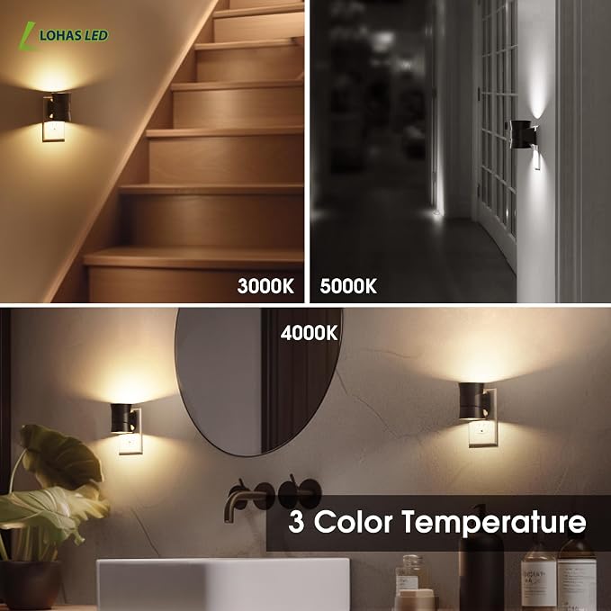 L LOHAS LED Night Lights Plug into Wall, Dimmable Night Light 2pack, 3CCT - Image 5