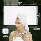 Pearl Linens 12 Pack 22x44 Economy Cotton Hotel Quality White Bath Towels - Image 2
