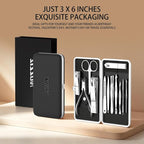 ZIZZON Manicure, Pedicure Kit, Nail Clippers Set of 12Pcs, Professional - Image 7