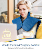 Heating Pad for Neck and Shoulders and Back, Mothers Day Gifts for Mom Wife - Image 4