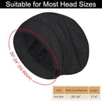 Sleep Cap Bonnet for Sleeping, Adjustable Cooling Ice Silk Lined Hair Bonnets - Image 6