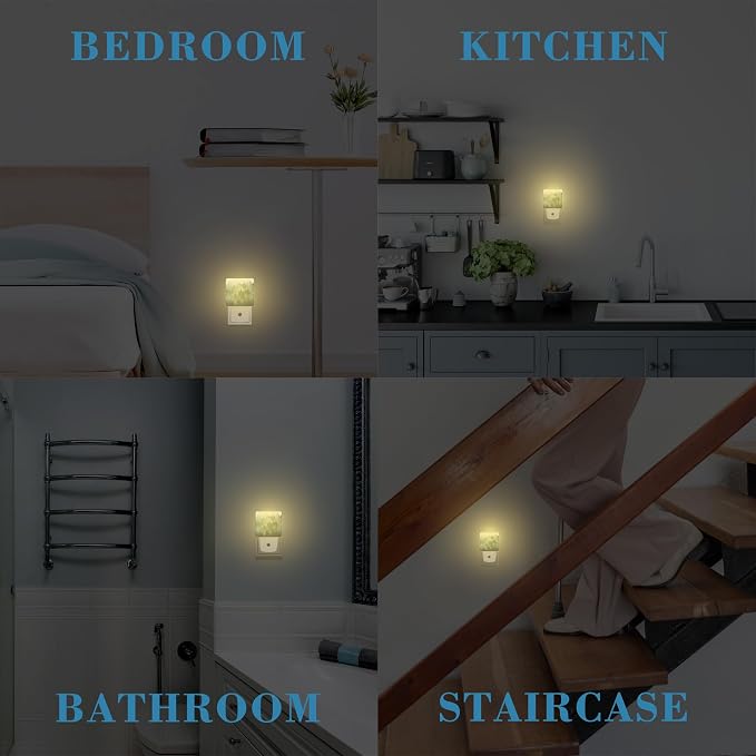 Night Light Plug into Wall Misty Fir Forest Night Light - Image 7